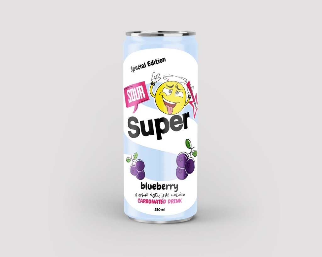 Super Sour Blueberry 250ml