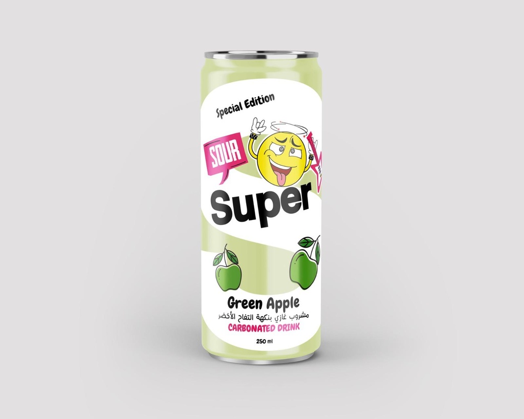 Super Sour Green Apple 250ml