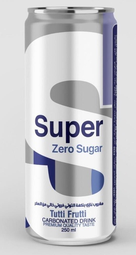 [S002] Super Tutti Frutti Zero Sugar 250ml