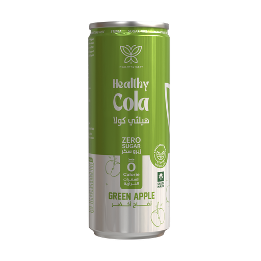 [HC005] Healthy Cola Green Apple Zero 250ml